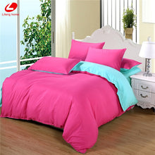 Load image into Gallery viewer, Dark Blue Bed Linen Set