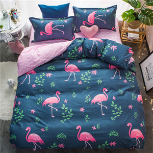 Green Bird Bed Linen Set