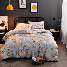 Load image into Gallery viewer, Pink Floral Bed Linen Set