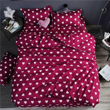 Load image into Gallery viewer, Red Heart Bed Linen Set
