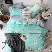 Load image into Gallery viewer, Blue Pink Bed Linen Set
