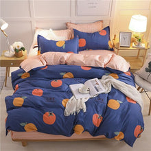 Load image into Gallery viewer, Blue Pink Bed Linen Set