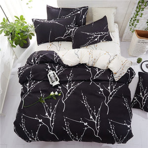 Grey Geometric Bed Linen Set
