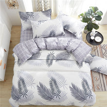 Load image into Gallery viewer, Gray Floral Bed Linen Set